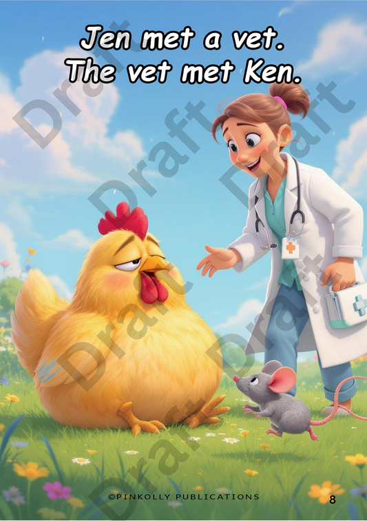 Ken and Jen  (Short E Sound)