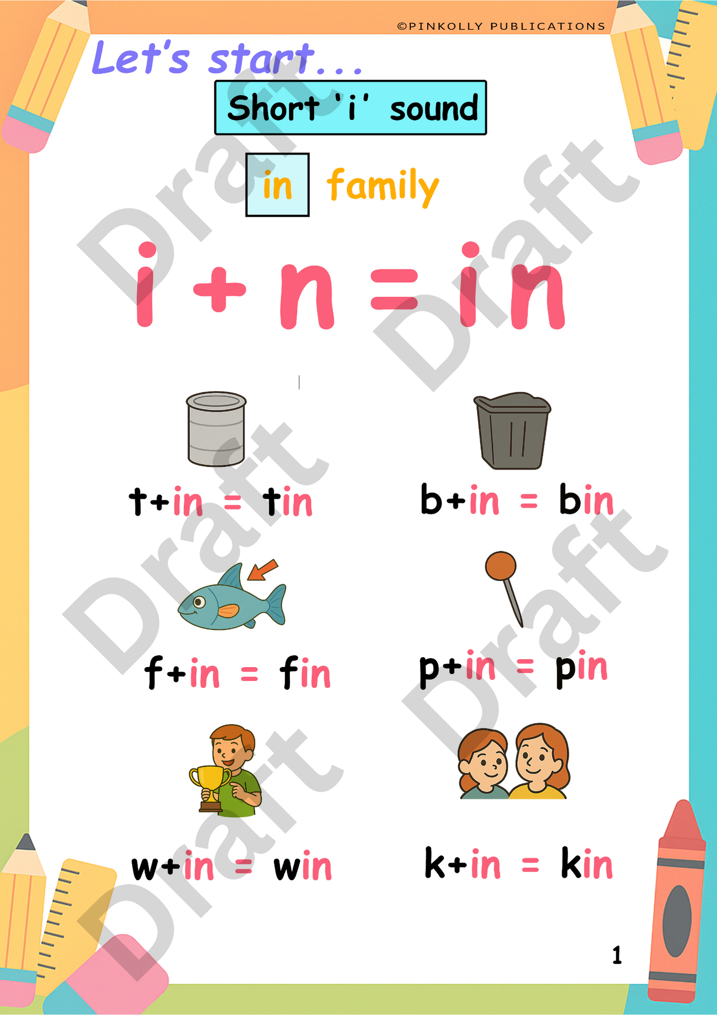Magic Phonics 02 – Activity Book (Short I, Short E & Short U Sounds)