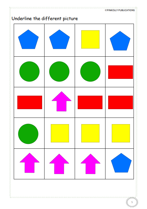 Maths Book 01 - Basic Maths Skills for Preschoolers