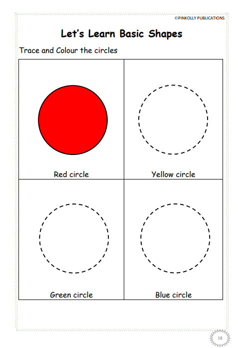 Maths Book 01 - Basic Maths Skills for Preschoolers