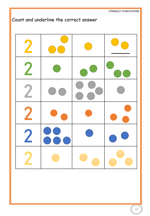 Maths Book 02 - Learn Numbers 1 to 10