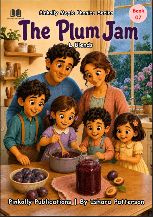 Plum Jam – L Blends | Pinkolly Magic Phonics Series – Book 07