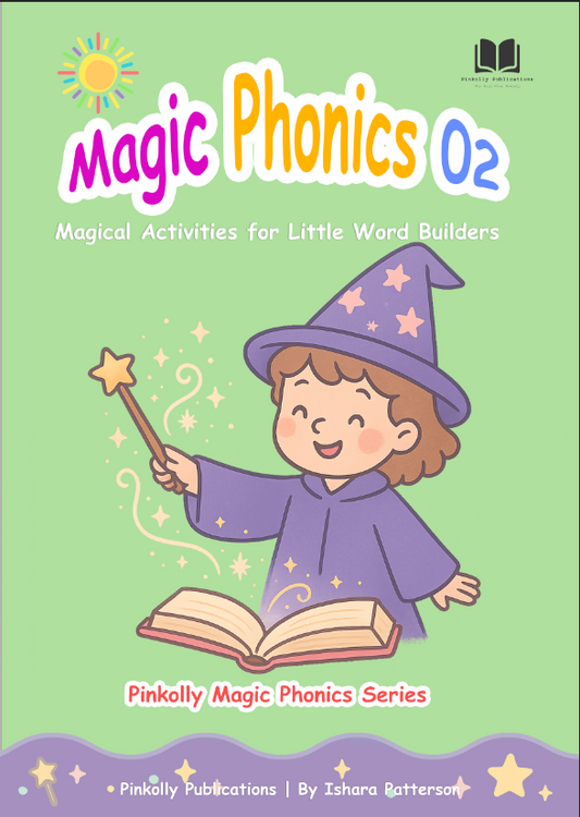 Magic Phonics 02 – Activity Book (Short I, Short E & Short U Sounds)