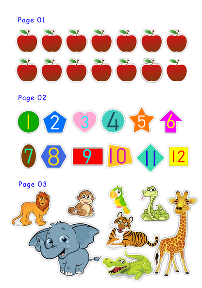 Sticker Book 1 - For ages 2+ Kids Book with over 265 stickers