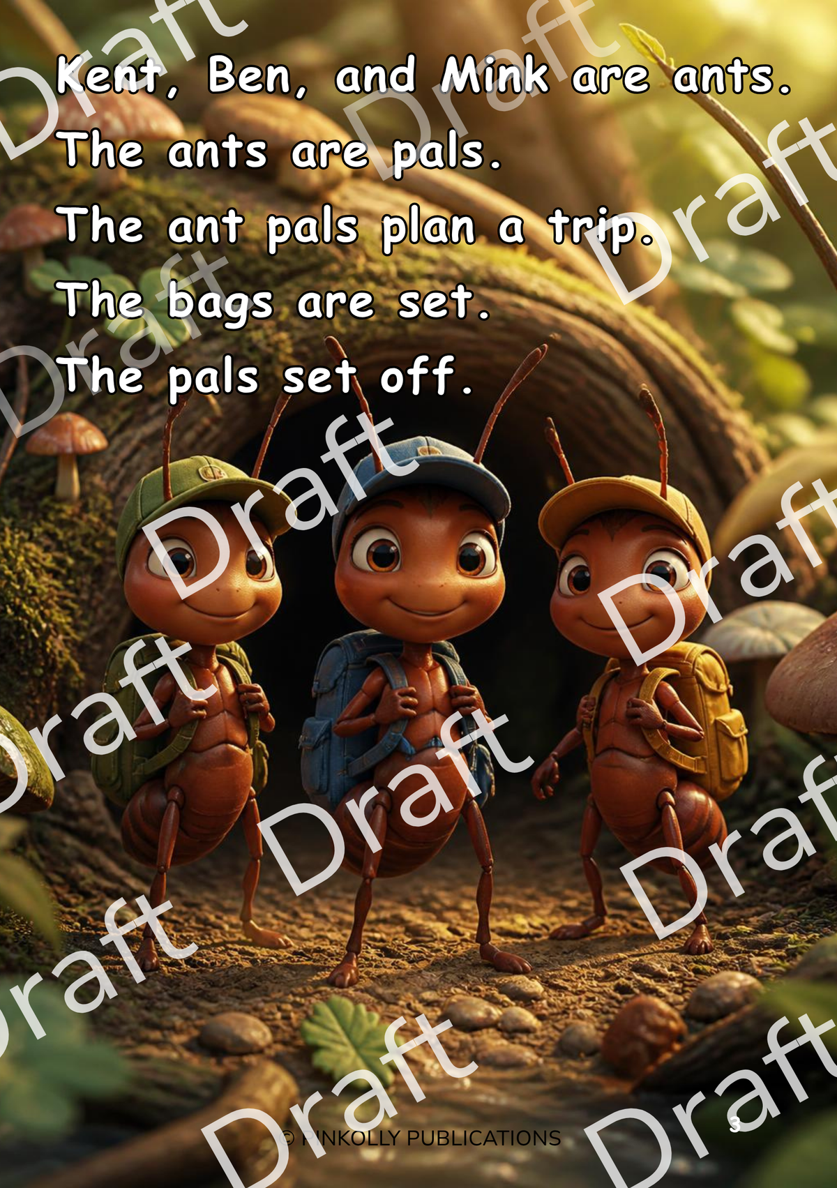 The Pink Land – Ending Blends | Pinkolly Magic Phonics Series – Book 09