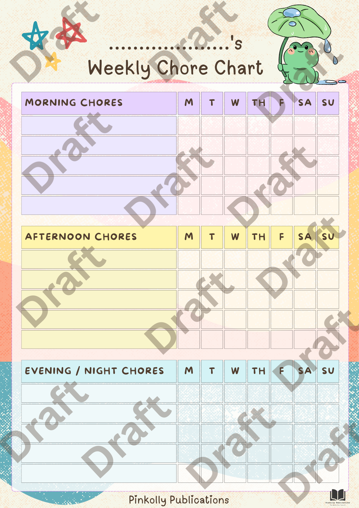 Weekly Chore Chart: Fun & Responsibility Tracker