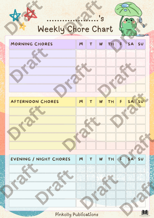 Weekly Chore Chart: Fun & Responsibility Tracker